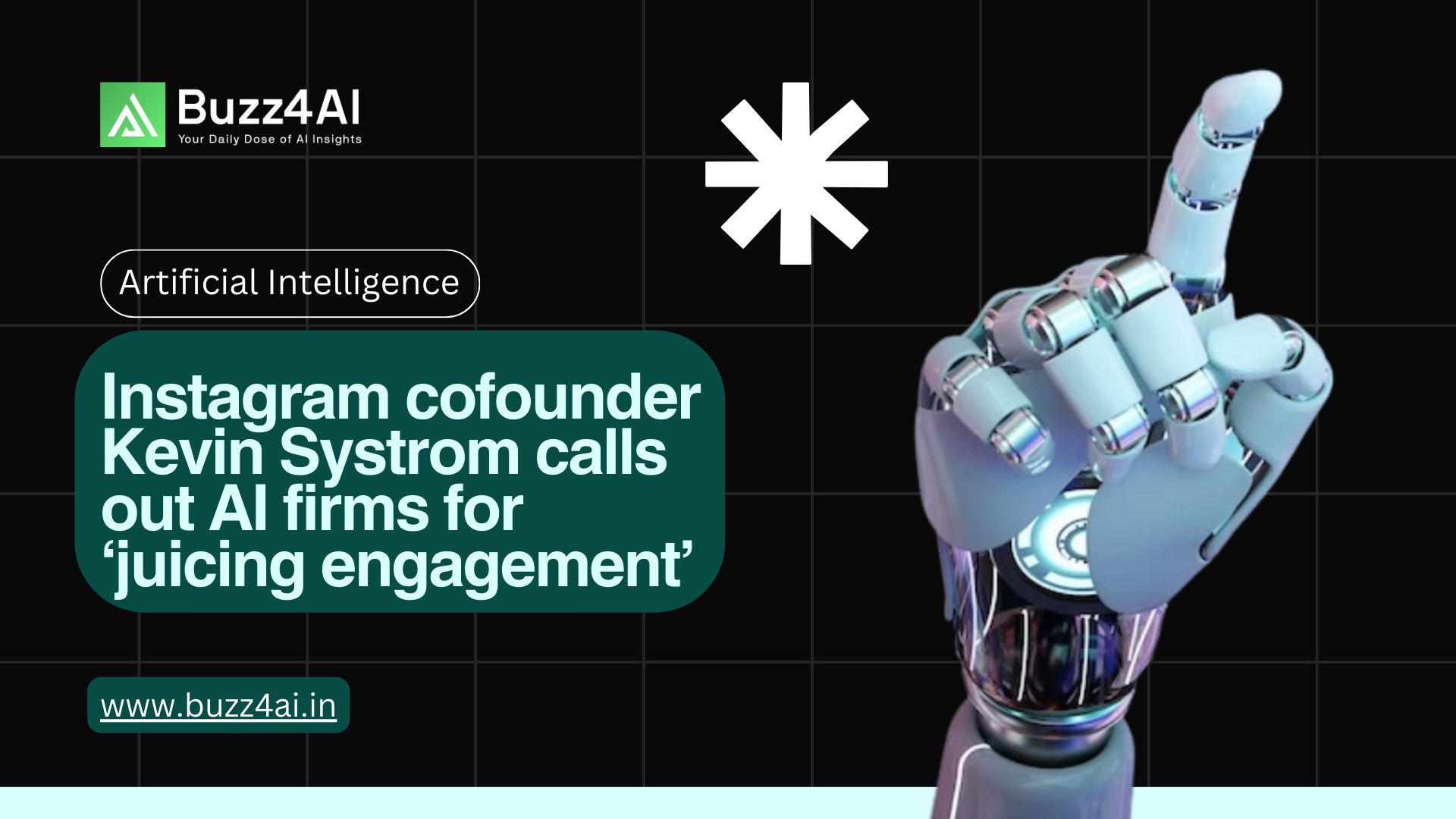Instagram cofounder Kevin Systrom calls out AI firms for ‘juicing engagement’