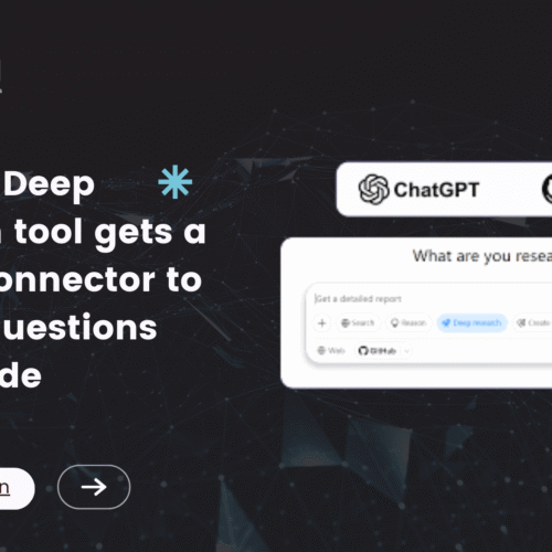 ChatGPT deep research tool gets a GitHub connector