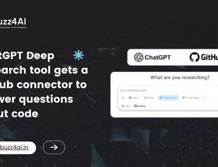 ChatGPT deep research tool gets a GitHub connector
