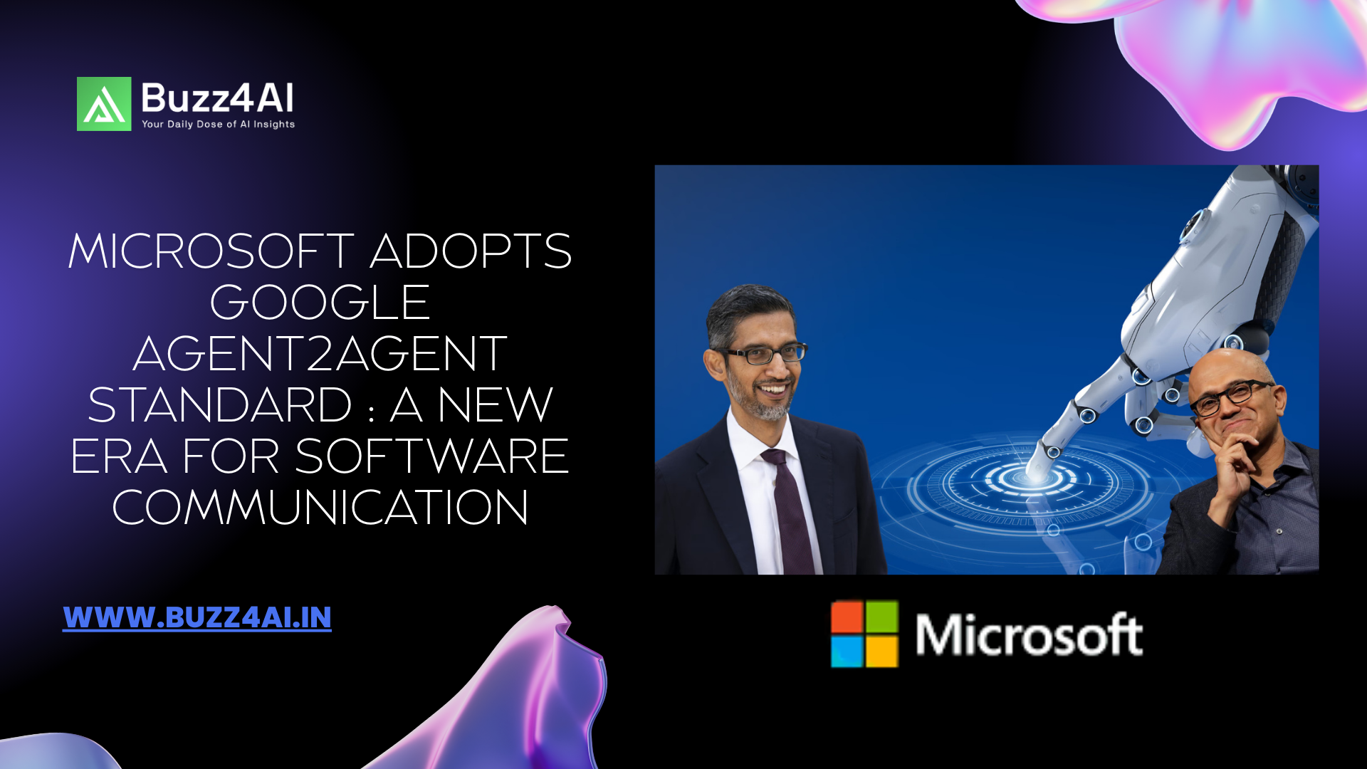 Microsoft Adopts Google Agent2Agent Standard