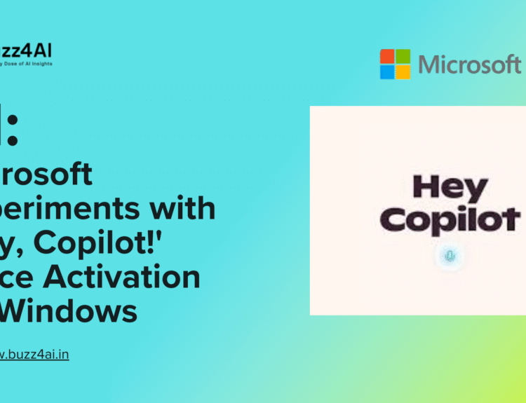 Hey Copilot voice command Windows