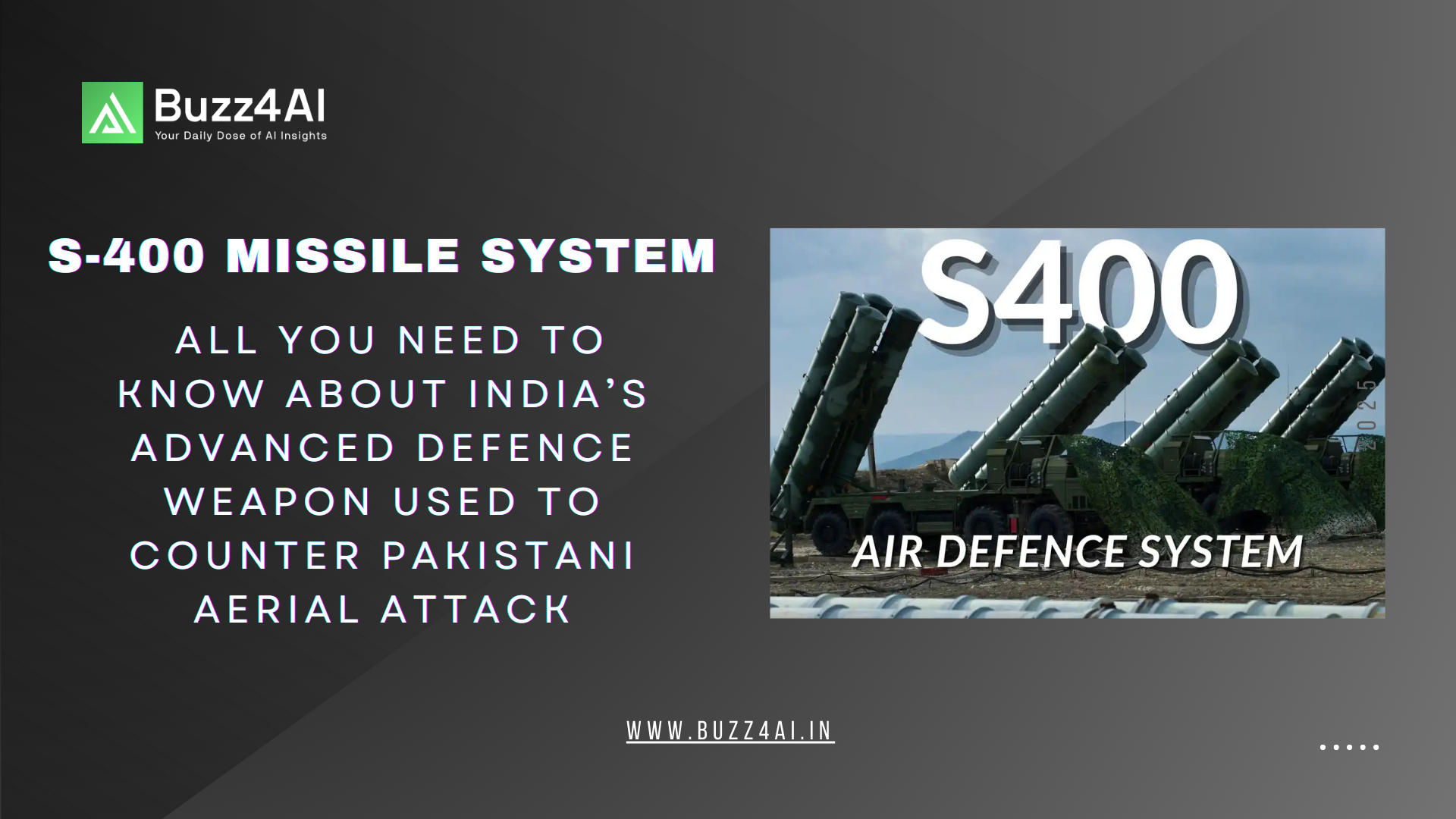 S-400 missile system